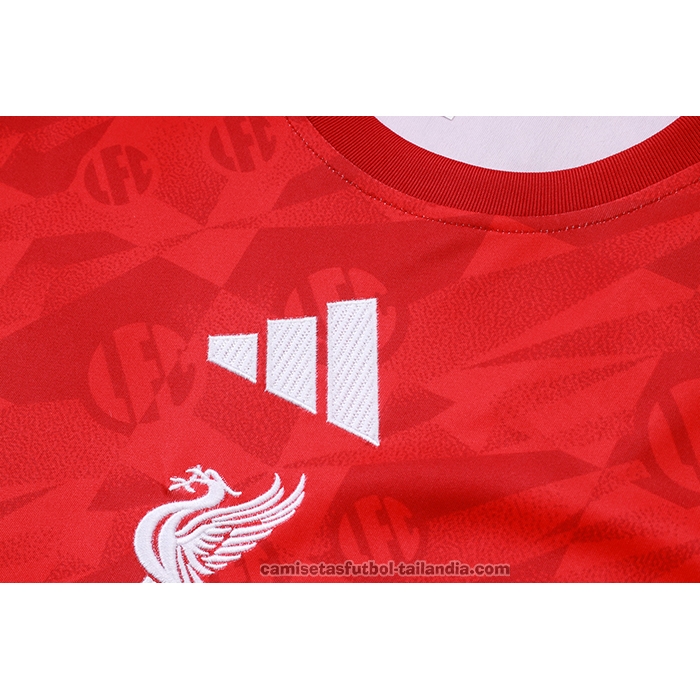 Chandal del Liverpool Manga Corta 26/27 Rojo - Pantalon Corto